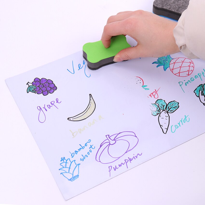 A4 Soft Magnetic Board Magnetic Whiteboard Notice Message Children Learn To Erase The Drawing Board Refrigerator