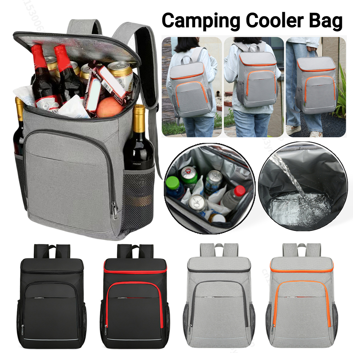 Thermal Backpack Waterproof Thickened Cmaping Cool... – Grandado