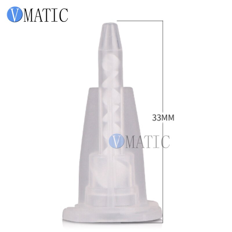 Plastic Resin Static Mixer MA3.0-8S Mixing Nozzles For Duo Pack Epoxies Dispensing Static Mixer
