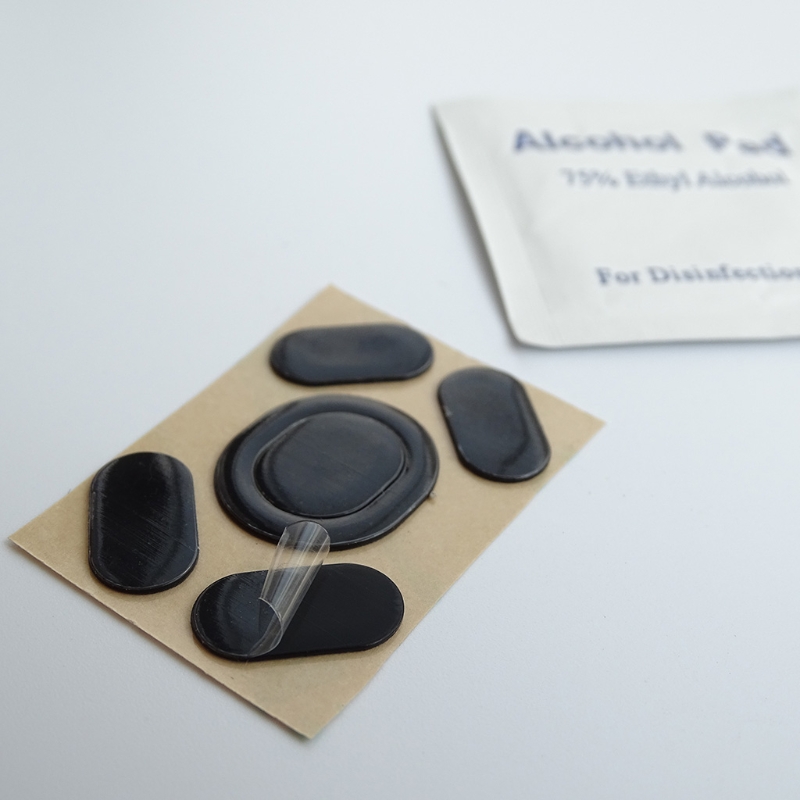 Mouse skate feet for  g102 0,6 mm mouse gliders with curved edge