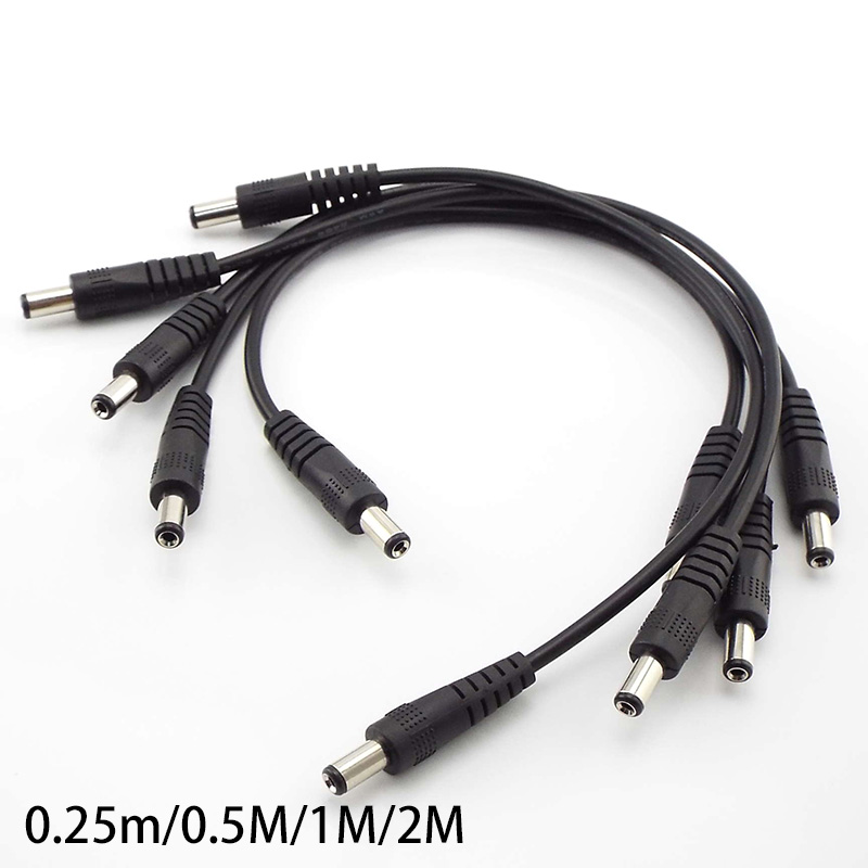 5,5 x 2,1 mm DC 12 V 3 A Stecker auf Stecker Netzteil DIY Kabel Verlängerungskabel CCTV-Kamera-Adapter-Anschluss Netzkabel 0,5 m 1 m 2 m