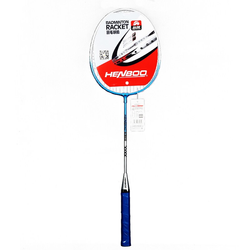 HENBOO Badminton Racket Set Family Double Badminton Racket Titanium Alloy Lightest Durable Standard Badminton 2301: 2305 Green
