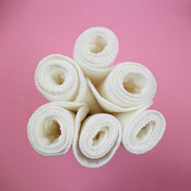 3 Layers Infant Diapers Cloth Replaceable Diaper Inserts Cloth Baby Nappy Changing Breathable 100% Ecological Cotton Nappy Paper