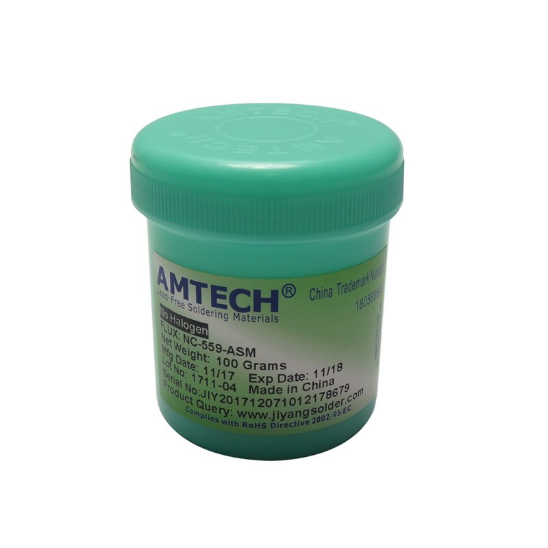 100g Lead-Free Solder Flux Paste AMTECH NC-559-ASM suitable SMT BGA Reballing Soldering Repair Tools