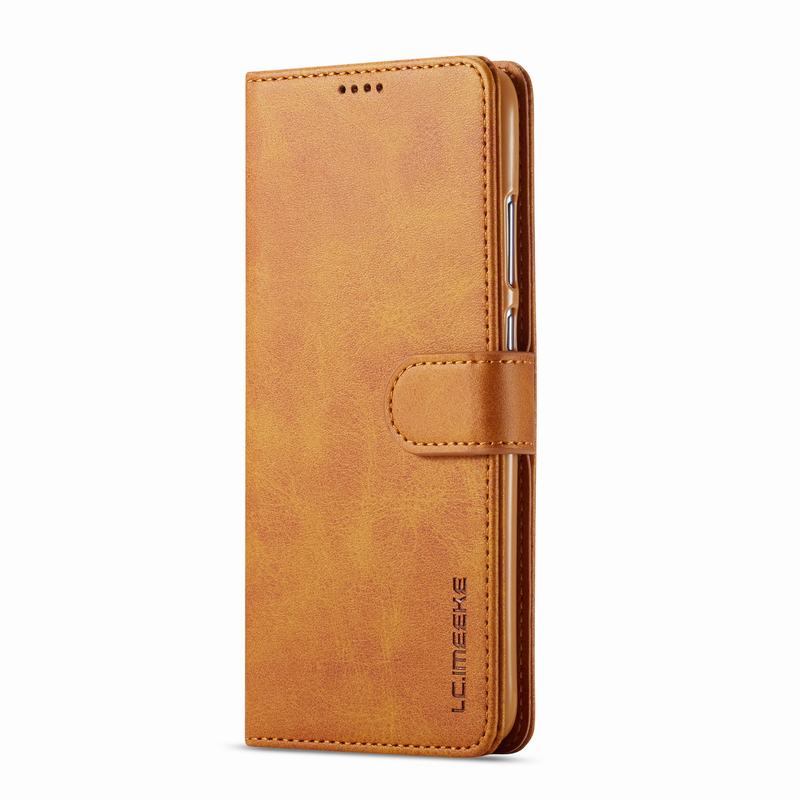 Case For Huawei P Smart Cover Case Magnetic Flip Luxury Vintage Plain Wallet Leather Phone bag For Huawey Psmart Coque: For P Smart 2019 / Yellow