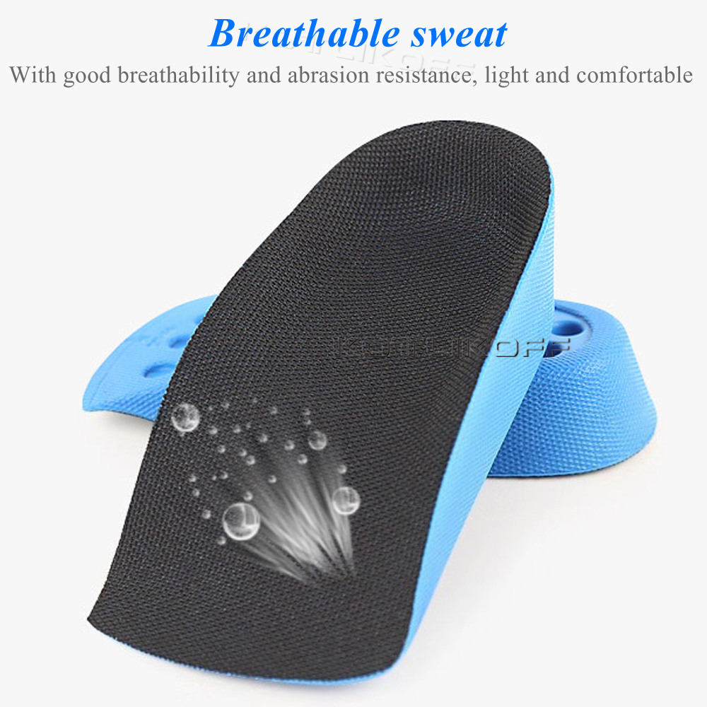 Kotlikoff höjdökning innersula 2/3/4cm höjd lyftsko hälkudde inlägg högre häldyna hisssulor fotkuddar unisex