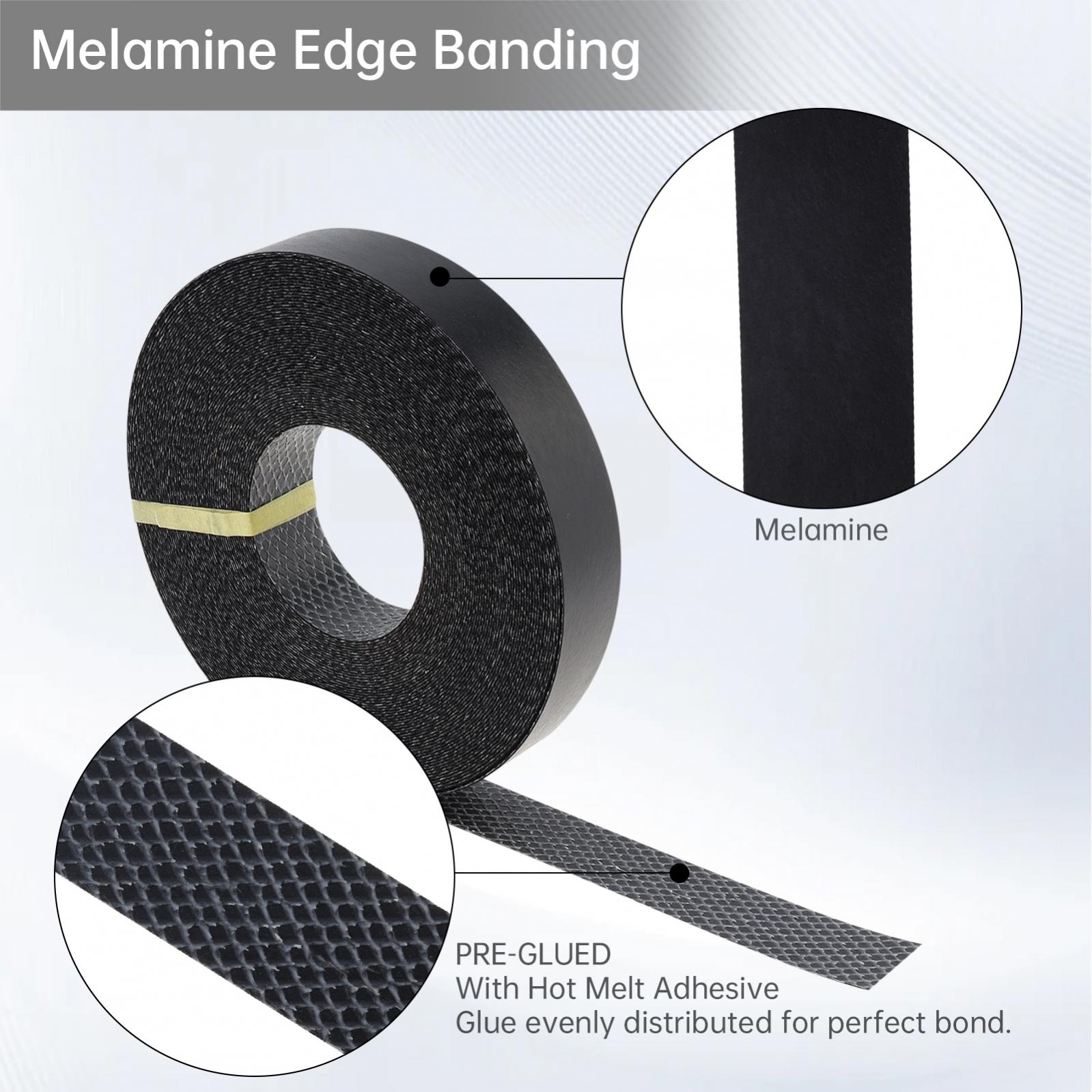 Cinta adhesiva termofusible de 15 metros para muebles, cinta de melamina, bandas para bordes, chapa prepegada, madera contrachapada para decoración de bordes de gabinete