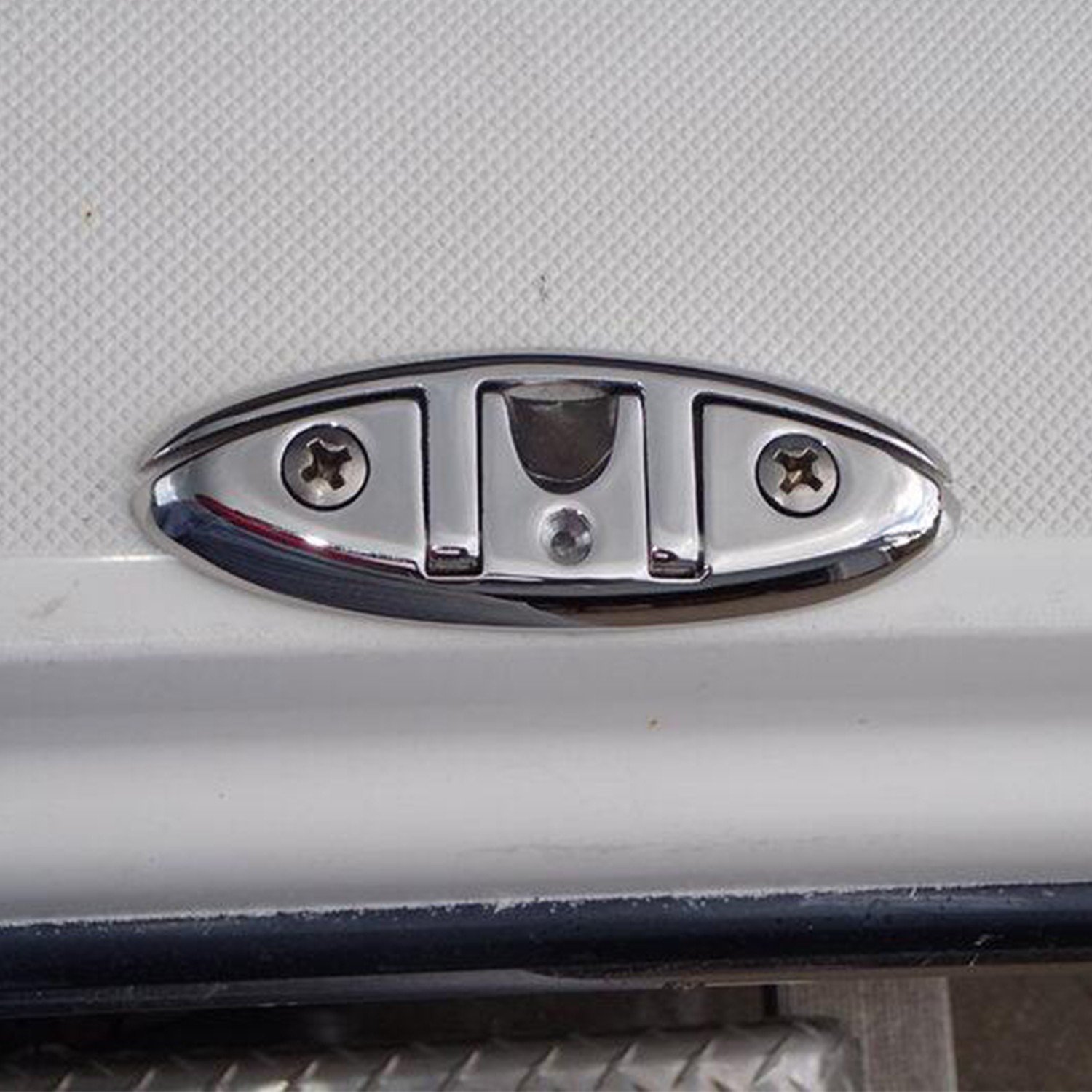 2 Pack 5 Inch Boot Flip Up Cleat Roestvrij Staal 316 Dek Vouwen Flush Dock Mount Cleat Meertroskabel Cleat