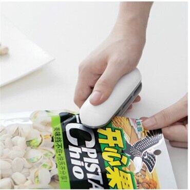 Mini sellador portátil eléctrico, máquina de sellado térmico, máquina de apertura, cierre de bolsas de plástico, máquina de envasado de snacks, práctico sellador