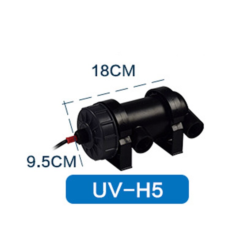 JEBO – lampe de stérilisation UV pour Aquarium, série UV-H H5/H7/H9/H11/H13/H18/H24/H36: UV-H5
