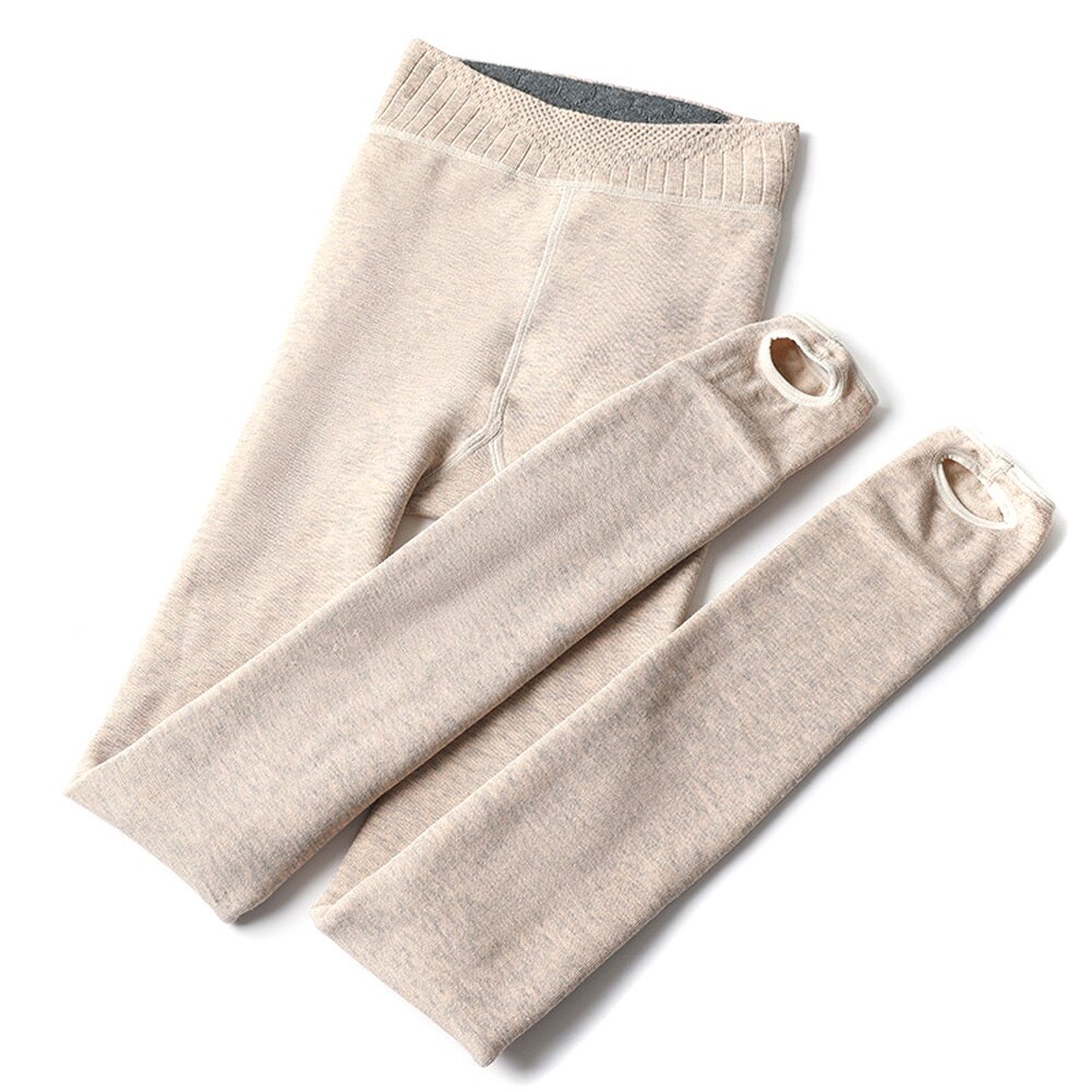 nep doorschijnende fleece panty