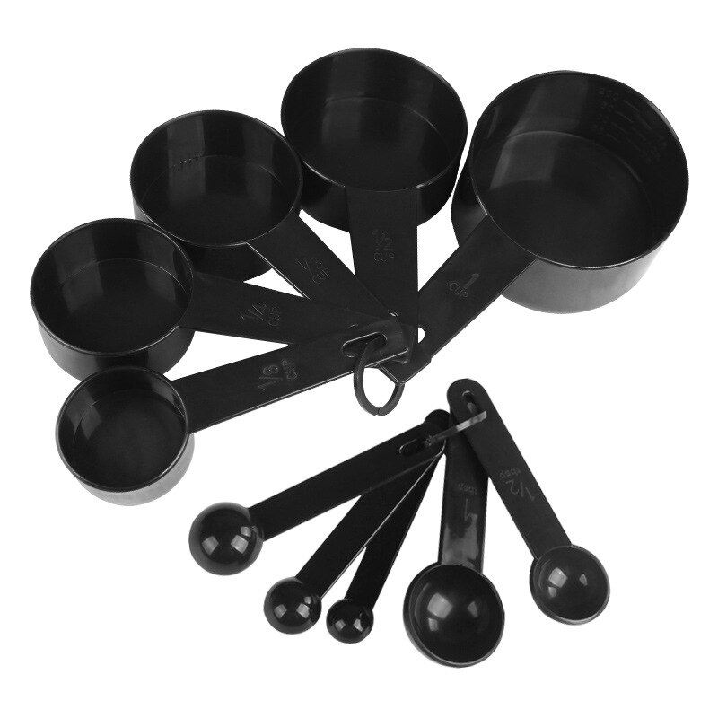 5/10pcs Measuring Cup Measuring Cups and Spoons Measuring Spoon Scoop Silicone Handle Kitchen Measuring Tool Baking Accessories