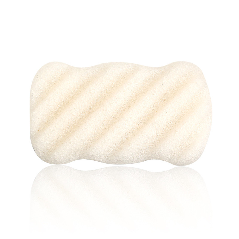 Svamp puff naturlig myk konjac ansikts puff ansikt kropp rens vaske svamp exfoliator rens dårlig vask ansikt beskytte huden: 01
