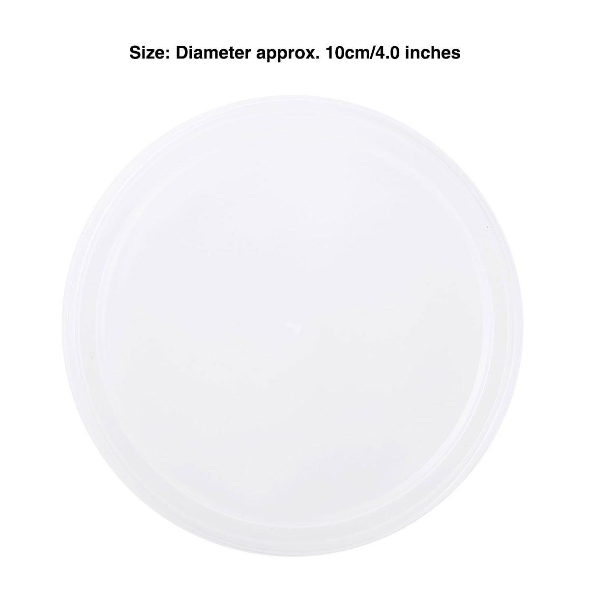 12Pcs Clear Plastic Food Cups Seal Lids Reusable Can Covers Tight Seal Lids for Canned Goods or Pet Food Saver Package Seal Lids