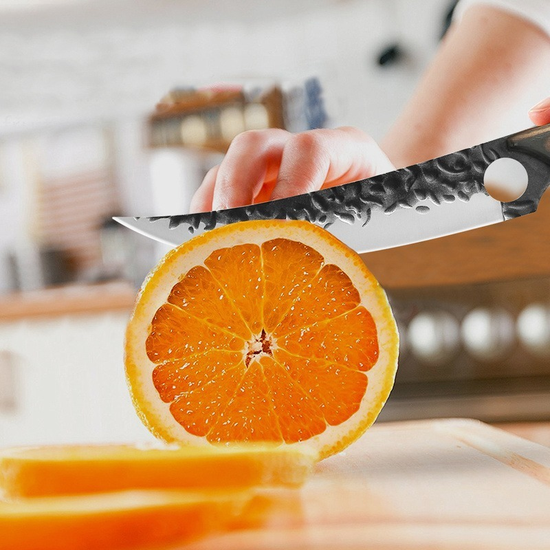 Kitchen Chef Knife Meat Cleaver Hunting Knife Forged Stainless Steel Knife Vegetables Slice Kitchen Boning Knife