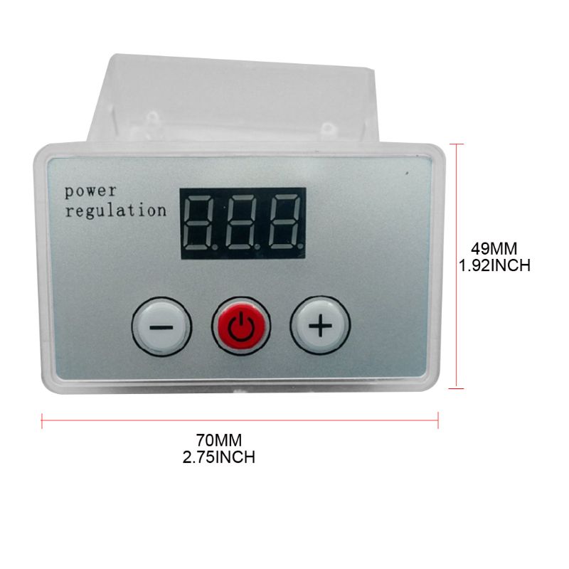 DC 12V 5/10A Motor Speed Controller 0-100% Adjustable Digital Display Slow Start