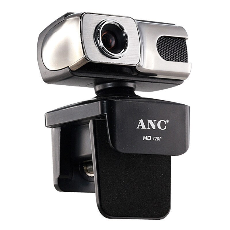 Aoni ANC Webcam HD 720P 12 Mega USB Web Cam Free Drive Smart TV Desktop PC Computer Video Laptop Camera Night With Microphone