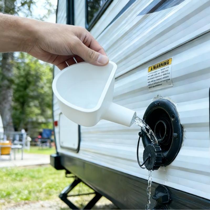 CA Nuovo Imbuto di Riempimento Acqua Stampato in 3D per Serbatoi RV, Accessorio Essenziale per Camper, Adatto a Tutti i Tipi di Rimorchi RV: Rosa