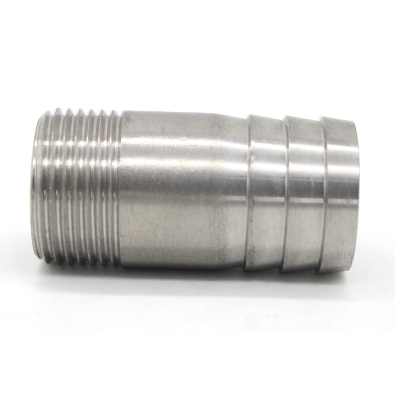 BSP Hose Tail Barb 1/8 "1/4" 3/8 "1/2" 3/4 "1" 304 Stainless Steel Threaded Fittings Connector For Water, Oil And Air