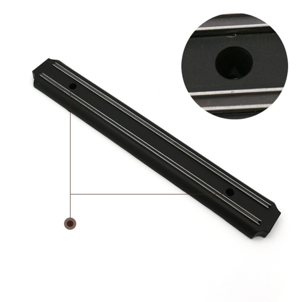 Kraftfuld magnetisk knivstrip køkkenværktøj stærk magnetisk knivholder  (50cm sort)