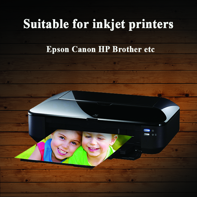 A5 a6 100 ark højglanset fotopapir støbt belagt fotopapir til inkjetprinter 180g 200g 230g