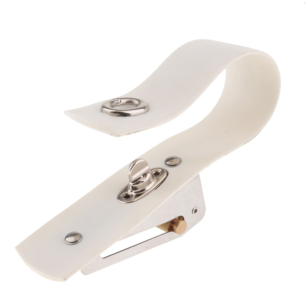 Pontonbåt seilbåt fenderhengerjustering  - 160mm / 6.3 tommer - hvit