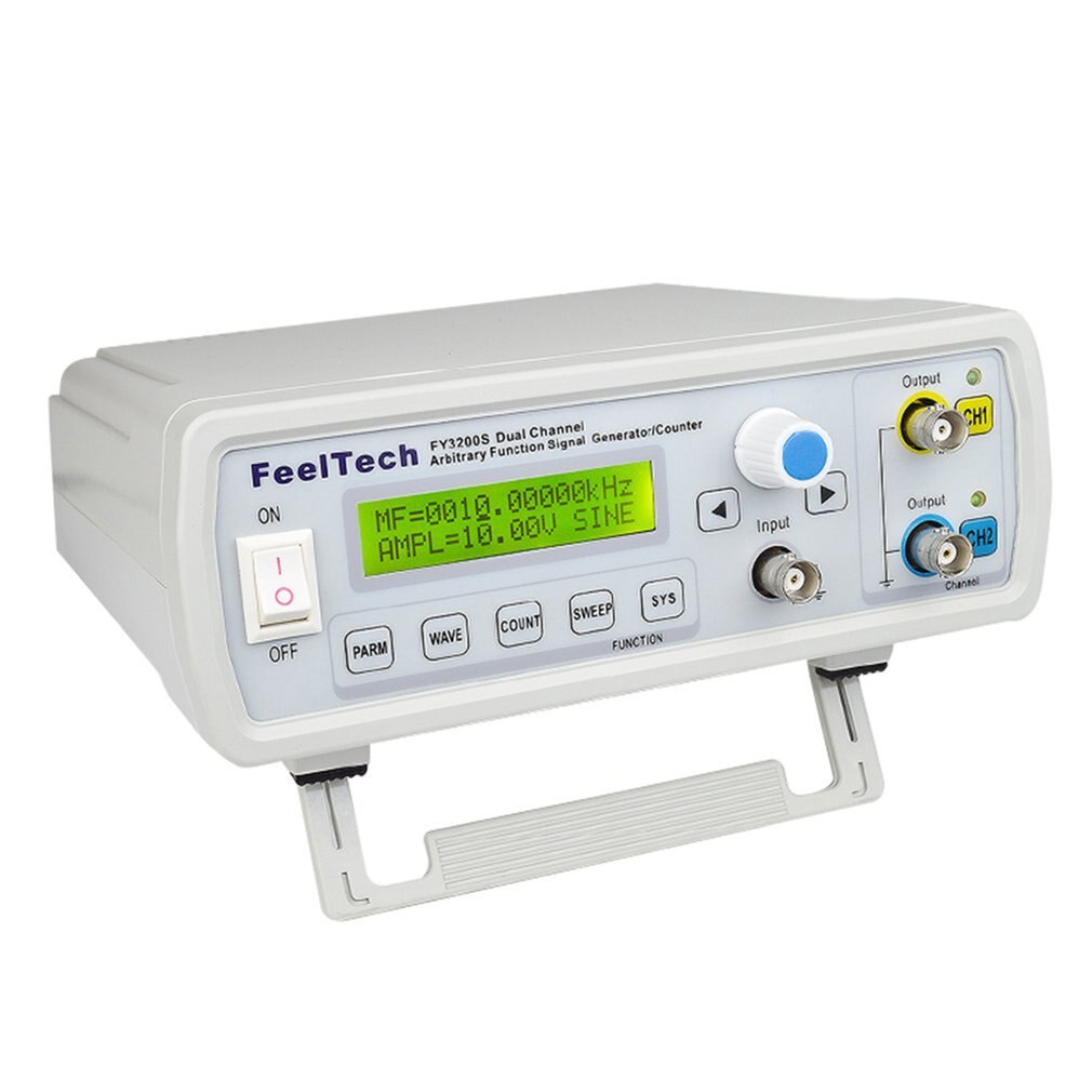 FellTech FY3200S 6MHZ DDS numérique double canal fonction générateur de Source de Signal forme d'onde arbitraire/compteur de fréquence d'impulsion ue