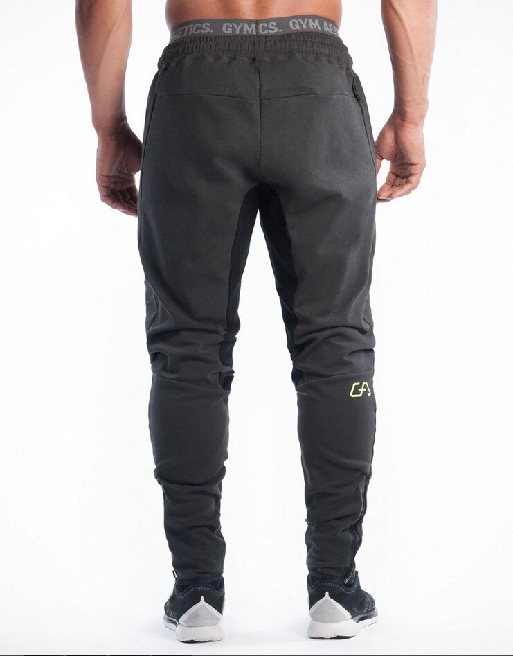 Neue Männer Sport Schlauch Gamaschen Fitness Grau Spiel rot Baumwolle Fitnessstudio Hosen Sportbekleidung für Männer FußBall Joggen Schweiß Hosen