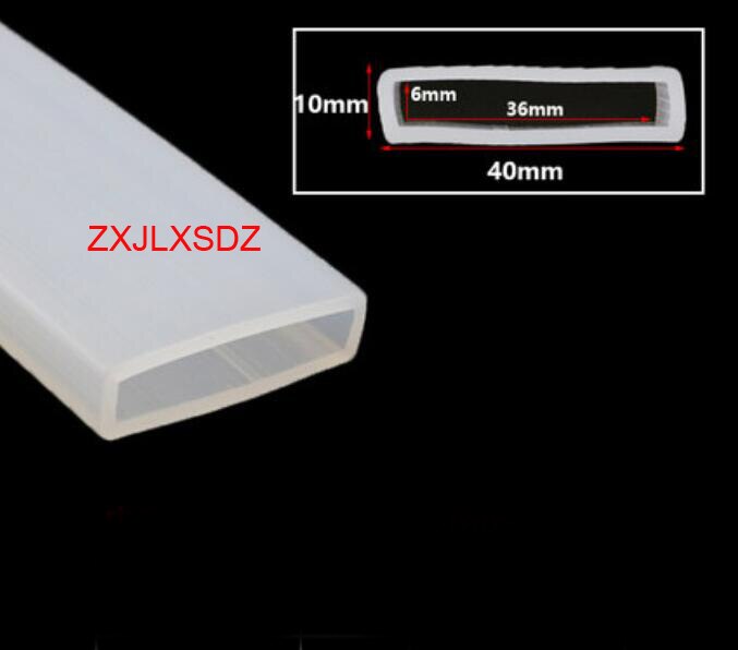 Silicone square tube sleeve high temperature resistant package profile hollow square tube silicone square sealing strip: Type 18