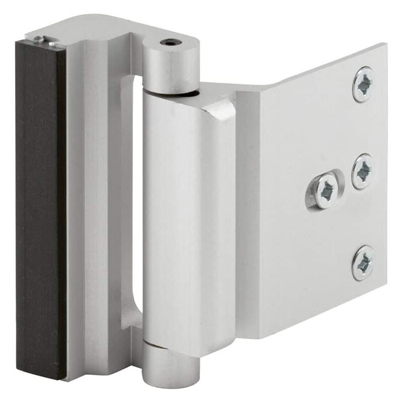 2Pcs Aluminum Alloy Hinge Door Reinforced Lock Door Hinge Satin Nickel Reinforced Hinge