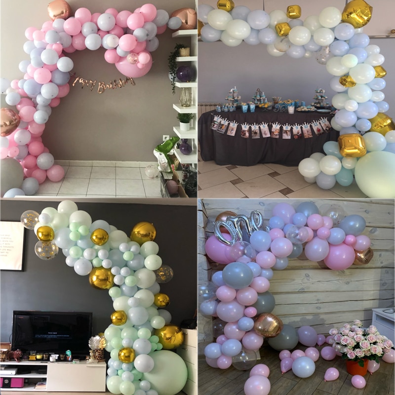 113Pcs Multicolor Ballonnen Guirlande Boog Kit Confetti Latex Ballon Verjaardag Bruiloft Baby Shower Anniversary Party Decoratie
