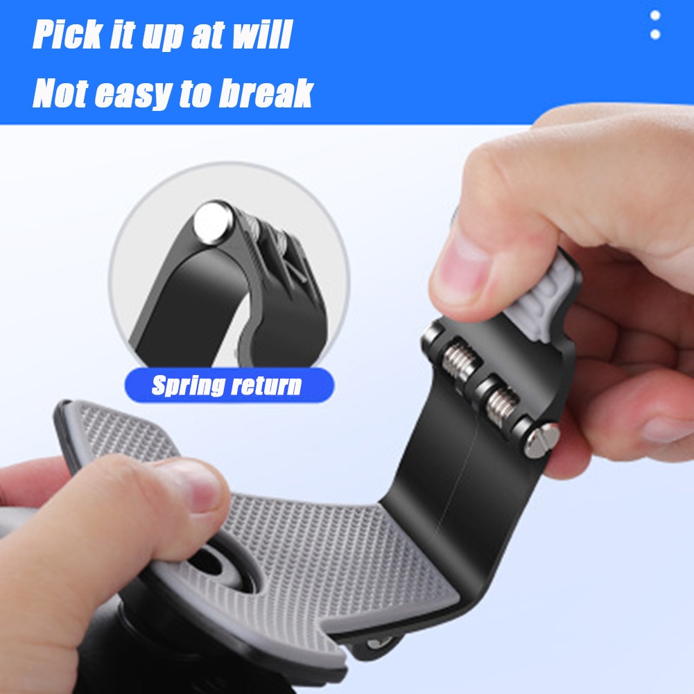 Duurzame auto dashboard mobiele telefoonhouder 360 graden gedraaid auto navigatie achteruitkijkspiegel universele telefoonstandaard bevestiging