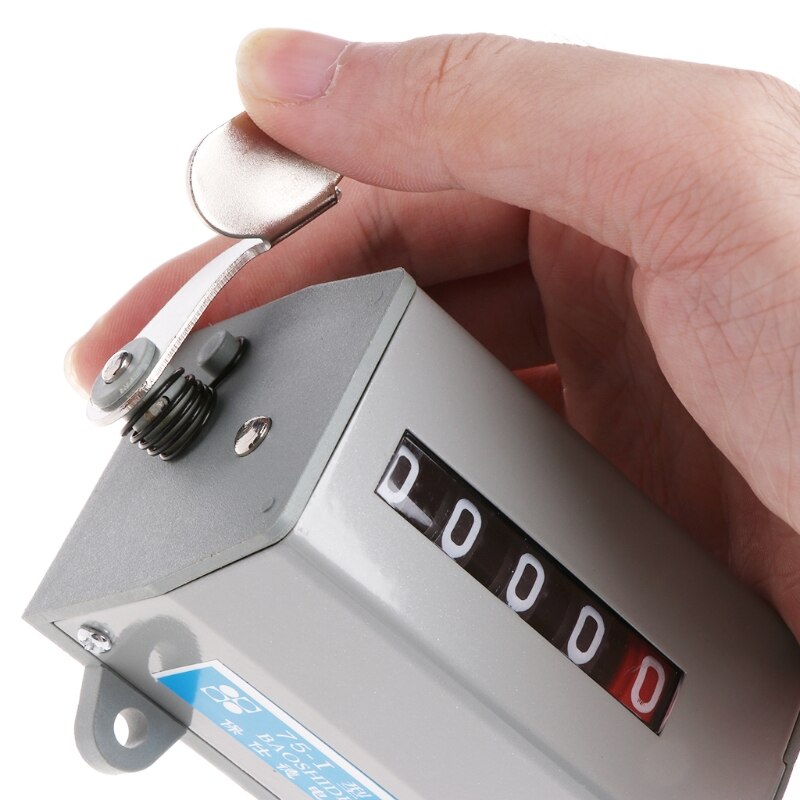 75-I Mechanical Resettable 5 Digits Display Rotary Revolution Counter 350 R/Min