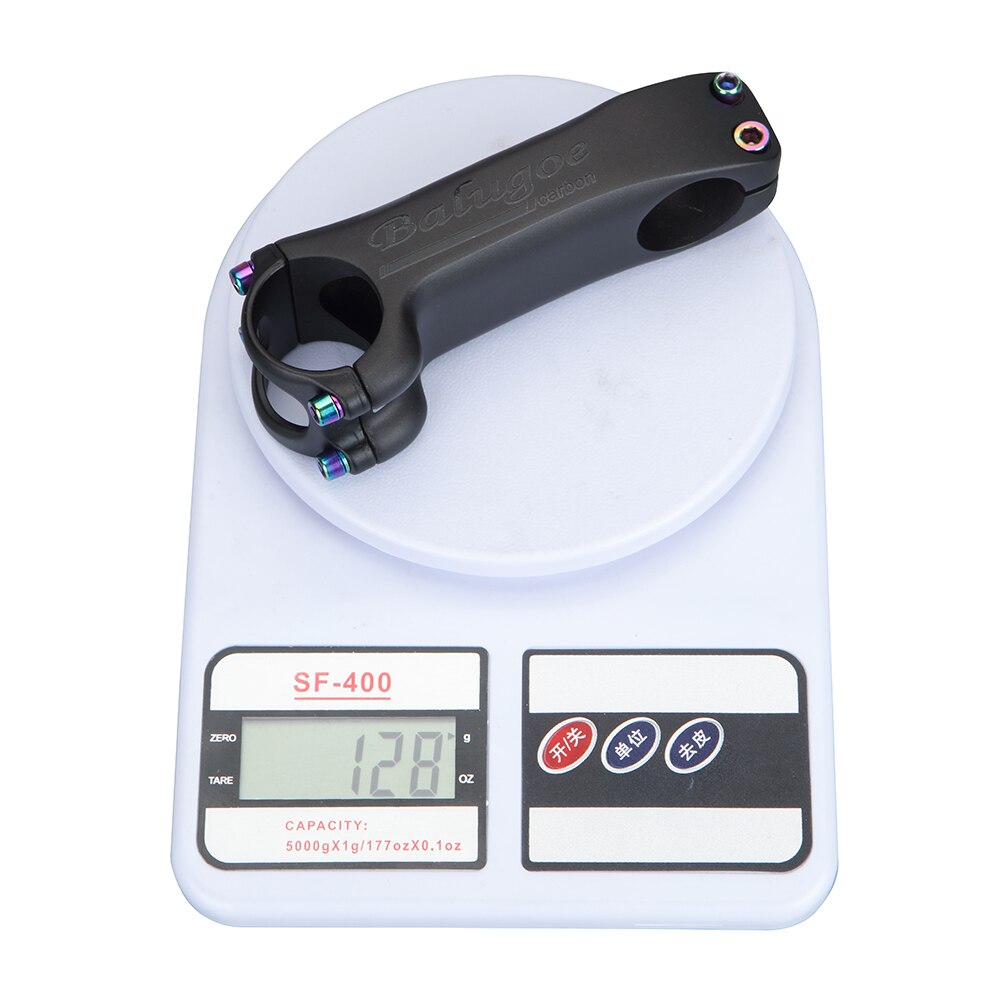 BALUGOE mountainbike Kohlenstoff faser rennrad lenker vorbau Plus oder Minus- -6 °-17 grad