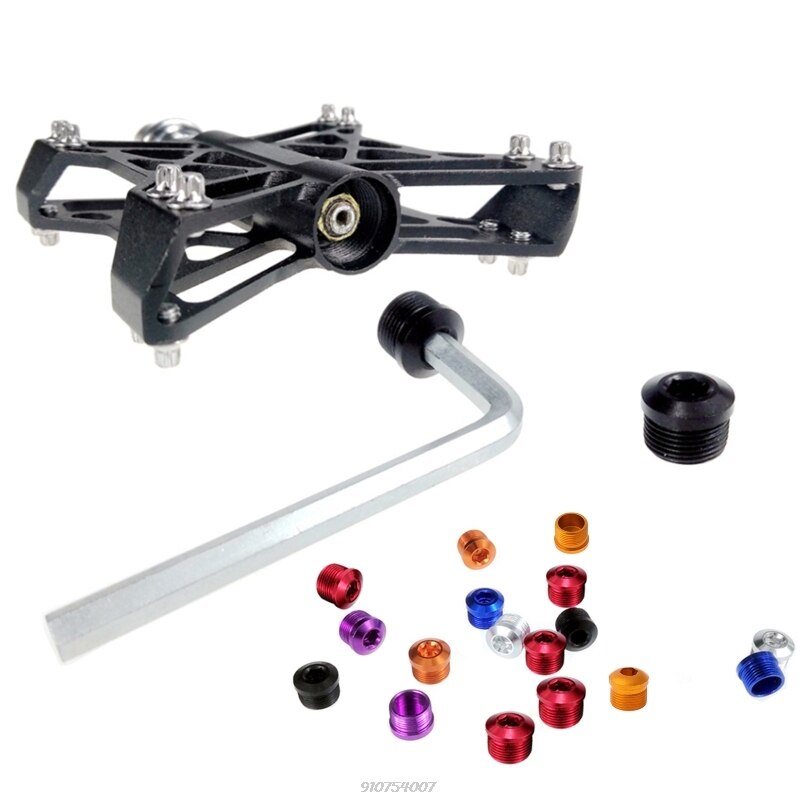 CNC Fahrrad Pedal Abdeckung Fahrrad Pedal Reparatur Teile Aluminium Legierung Rost-nachweisen Radfahren Lagerbier Pedal Abdeckung A23 21