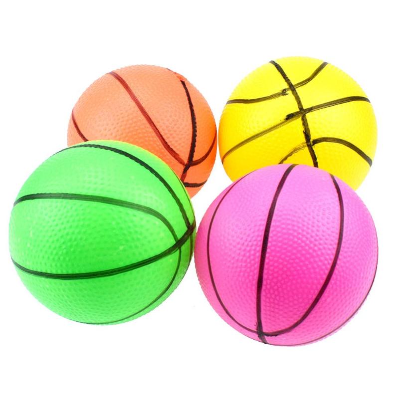 1 Pc 10 Cm Mini Opblaasbare Basketbal Speelgoed Kinderen Outdoor Sport Spelen Speelgoed Kids Hand Pols Oefening Bal Sport Speelgoed willekeurige Kleur