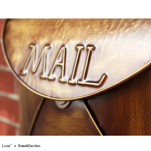 industrial retro wall antique handcrafted metal Mailbox