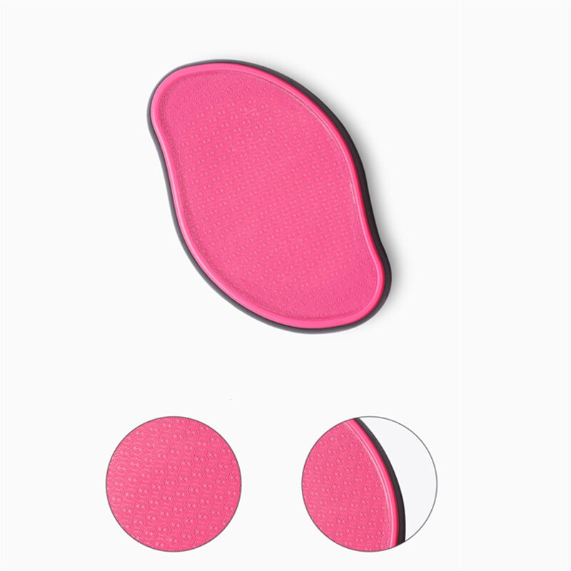 Nano Foot File Glass Foot Grinding Foot Device Single Foot Grinding Stone Pedicure File Peeling Waterproof Foot File: rose red