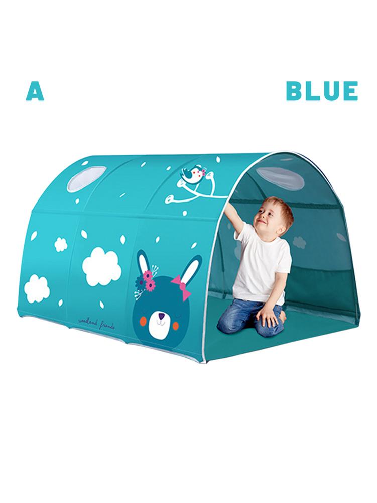 Bed Luifel Droom Kinderen Spelen Tenten Playhouse Privacy Ruimte Jongens Meisjes Peuters Up Draagbare Frame Gordijnen Bed Tent