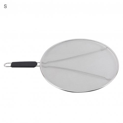 45*29/48*33cm Oil Splatter Screen Stainless Steel Fine Mesh Grease Splatter Guard Kitchen Tool For Frying Pan Fine Powder Sieve: S