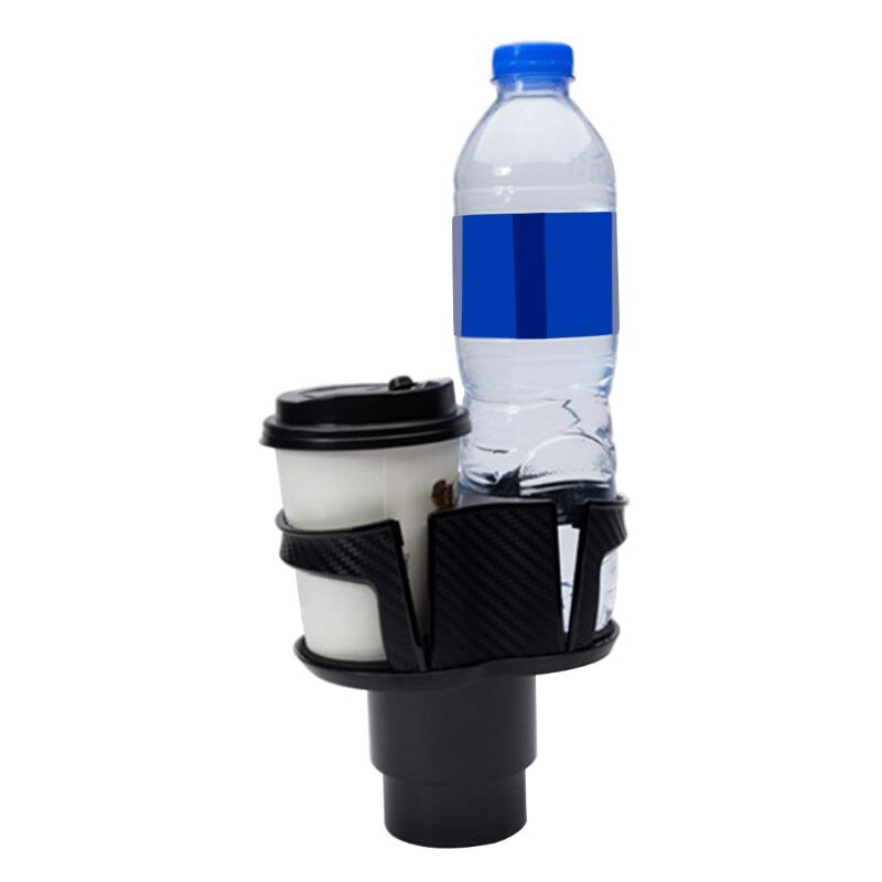 Car Cup Holder Adapter Organizer with Adjustable Base Unique 2 in 1 Drink Stand 87HE