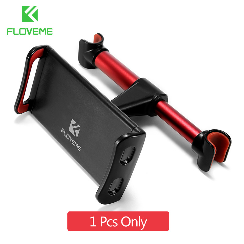 FLOVEME Mobiele Telefoon Tablet PC Autohouder Stand rear seat beugel Ondersteuning Auto Stand Seat Mount Telefoon Houder Voor iPhone 11: Red