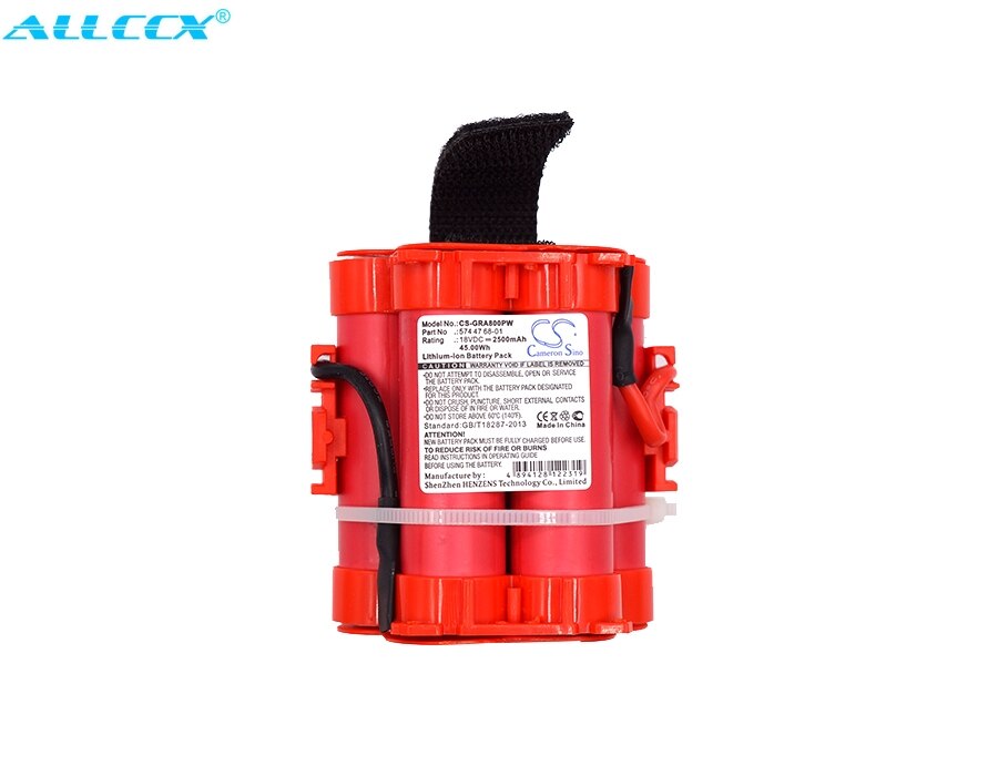 Cameron sino batteri för gardena mahroboter  r40li,r45li,r70li,r80li,r38li,r50li,r75li,r40,r50,r70,r80,  , kontrollera produktår: 2500 mah