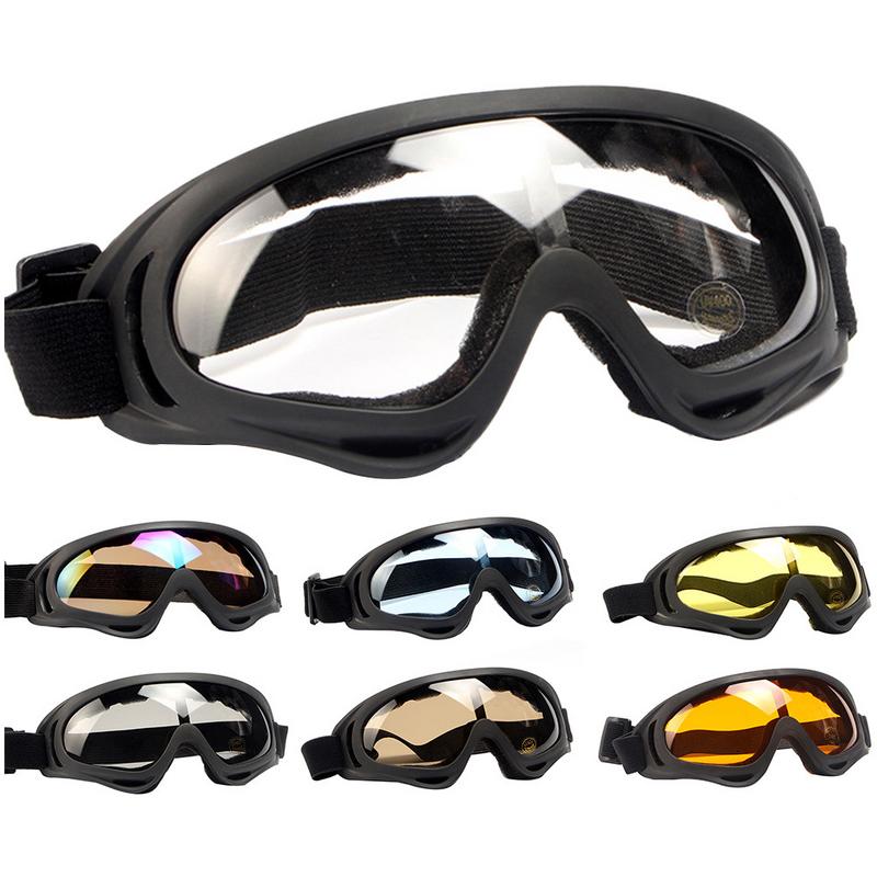 Unisex verstelbare outdoor fietsbril off-road bril winddichte skibril stofdichte zonnebril motorbril