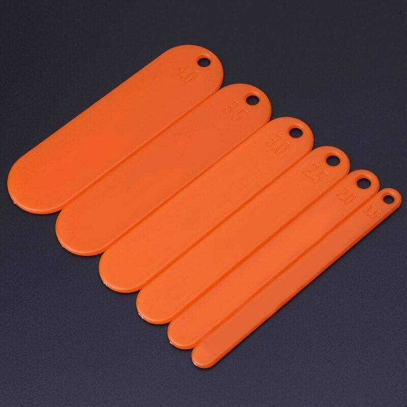 6 Pcs/Set Fishing Netting Shuttle 6 Size Tackle Plastic Net Making Repair Tools R66E