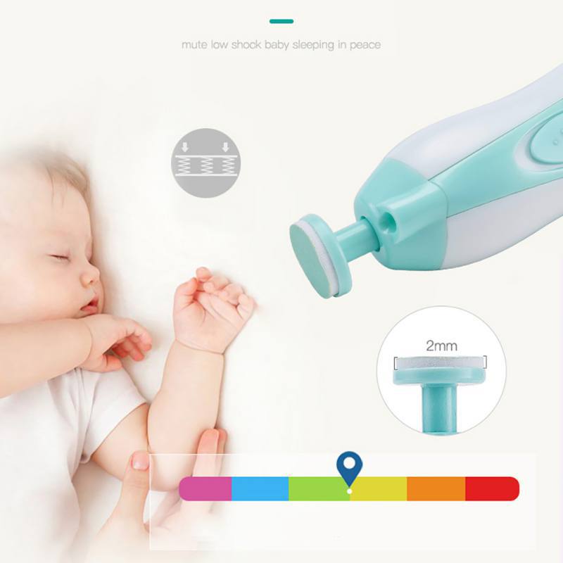 Electric Nail Clipper Baby Nail Trimmer Safe Cutter Manicure Pedicure Clipper Cutter Scissors Kids Infant Nail Care 1