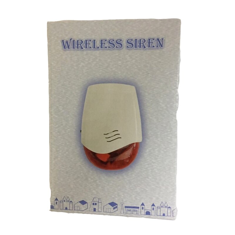 Security Alarm 90DB 433MHz Indoor Wireless Alarm Siren With Flash For Our Burglar Alarm Kits