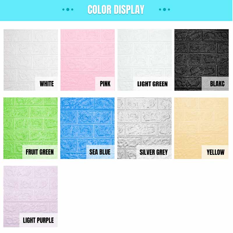 Naklejki ścienne 3D cegła wzór samoprzylepna tapeta wodoodporna DIY 70*77cm 3D marmurowa ściana z cegły papiery robić pokoju dziecięcego