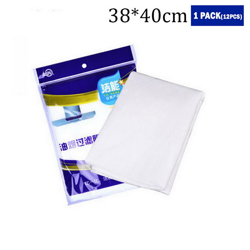 Køkkenolie filterpapir absorberende papir non-woven anti olie bomuld filtre emhætte emhætte filter 2 stk: 38 x 40cm