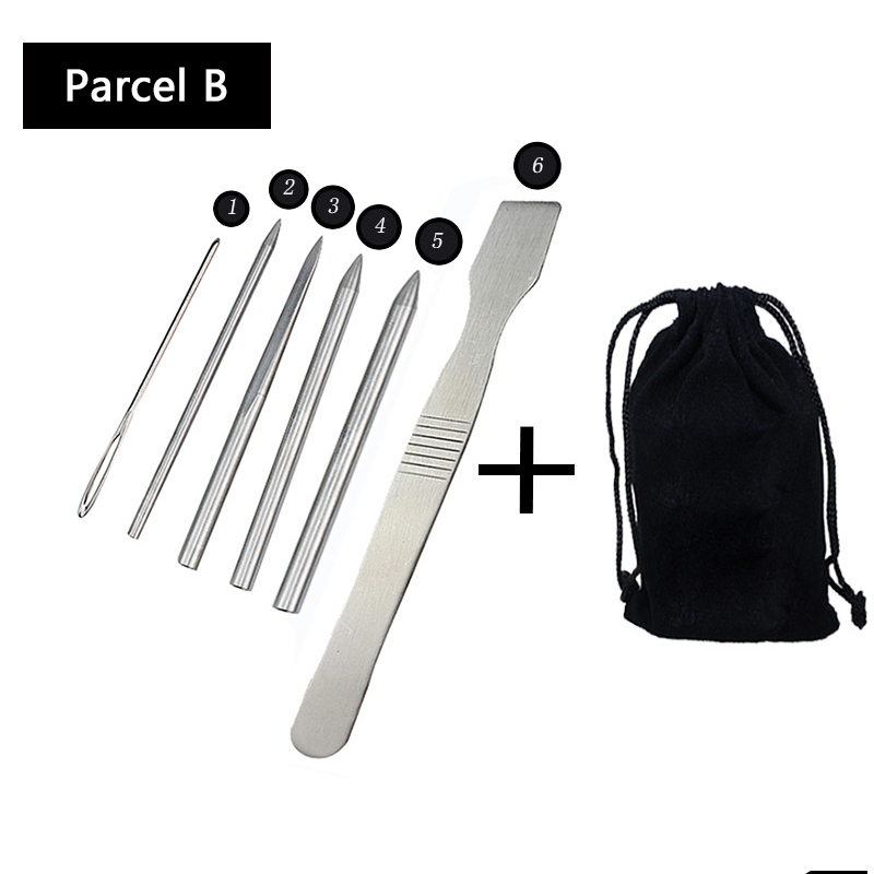 Paracord Stitching Set Stainless Steel Umbrella Rope Needle Bracelet Flattener Knitting Needles DIY Jewelry Accessories